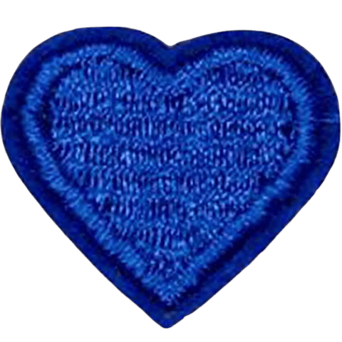 Colorful Heart Embroidered Patch – Custom Dog Bandana Decoration