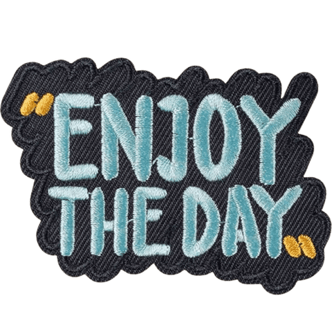 Motivational Quote Embroidered Patches – Inspiring Add-On for Custom Dog Bandanas