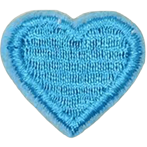 Colorful Heart Embroidered Patch – Custom Dog Bandana Decoration