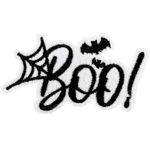 Halloween Embroidered Patches – Spooky Iron-On Appliqué Set for Clothes, Bags & Crafts