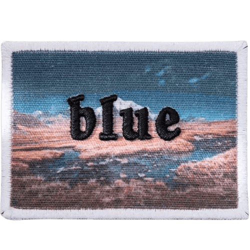 Fashion Text Embroidered Patch – Custom Add-On for Dog Bandanas
