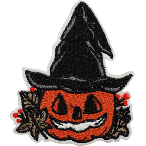 Cute Ghost Embroidered Patches – Halloween Iron-On Appliques for Custom Dog Bandanas & Pet Accessories
