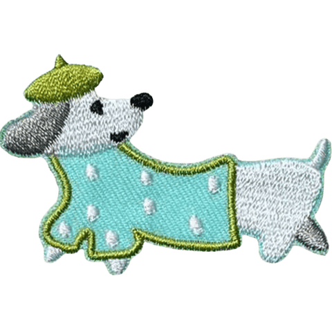 Cartoon Dog Embroidered Patches – Cute Add-On for Custom Dog Bandanas