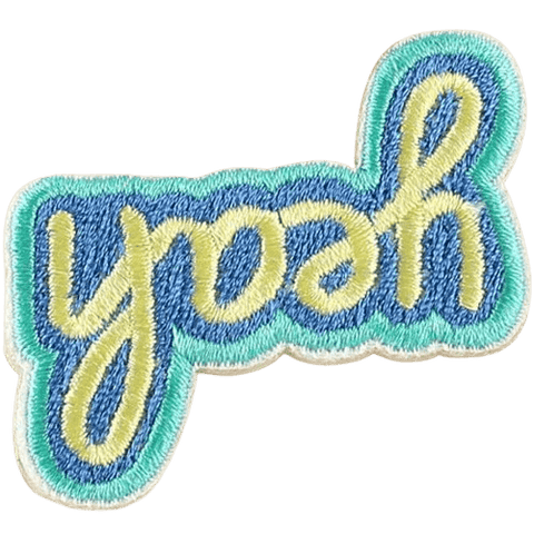 Colorful Word Embroidered Patches – Custom Add-On for Dog Bandanas