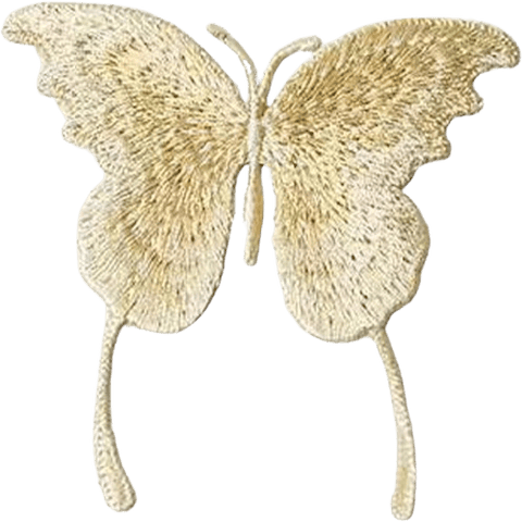 Butterfly Embroidered Patches – Elegant Add-On for Custom Dog Bandanas
