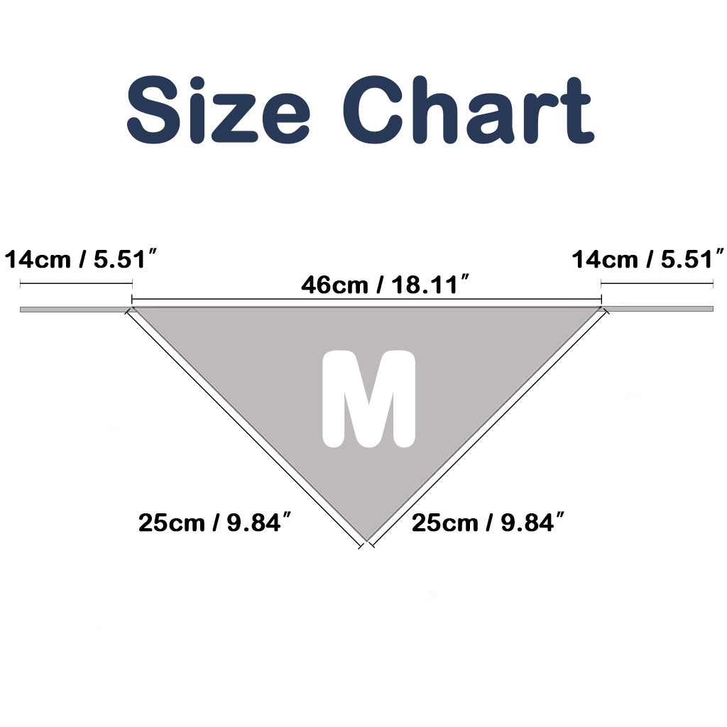 Moreloveu custom buffalo plaid tie-on dog bandana size chart medium