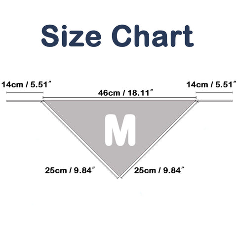 Moreloveu custom buffalo plaid tie-on dog bandana size chart medium