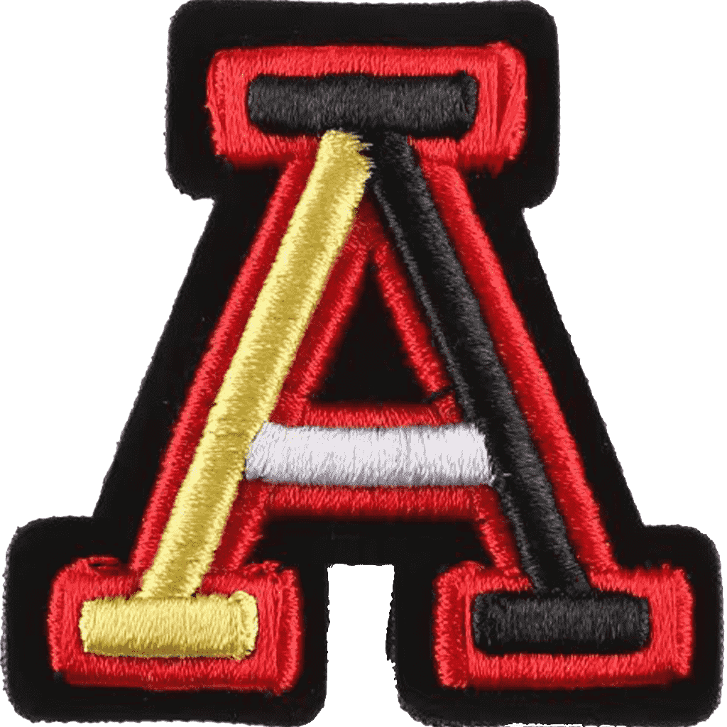 Varsity Alphabet Embroidery Patches A–Z – Iron-On Sew-On Letter Appliques for Jackets, Bags & Hats by Moreloveu