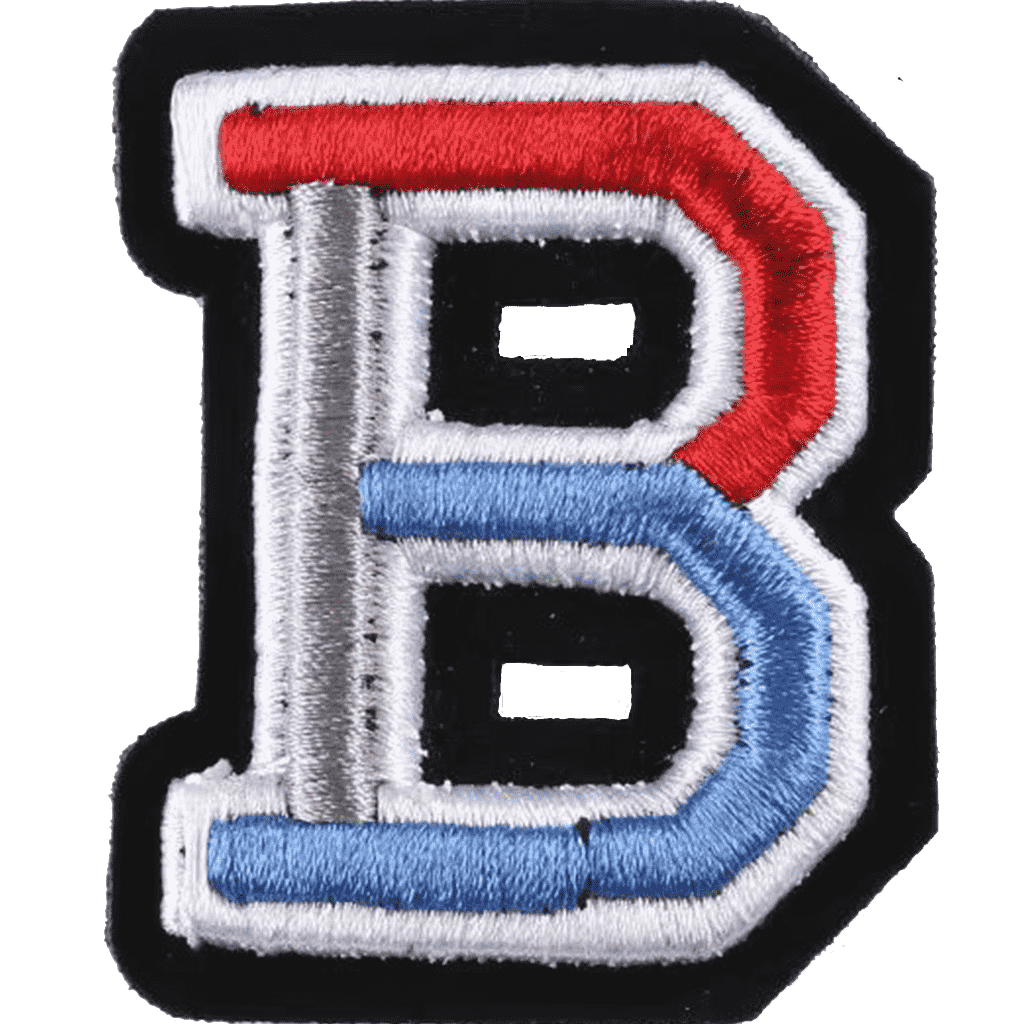 Varsity Alphabet Embroidery Patches A–Z – Iron-On Sew-On Letter Appliques for Jackets, Bags & Hats by Moreloveu
