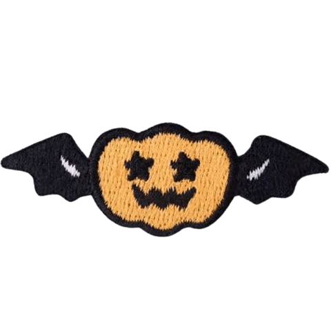 Halloween Embroidery Patches – Ghost, Pumpkin, Skull, Bat & Witch Iron-On Sew-On Appliques by Moreloveu