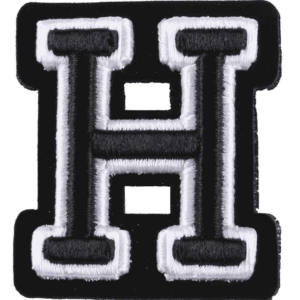 Varsity Alphabet Embroidery Patches A–Z – Iron-On Sew-On Letter Appliques for Jackets, Bags & Hats by Moreloveu