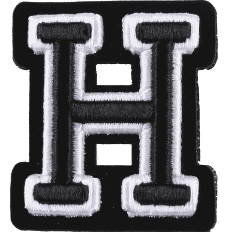 Varsity Alphabet Embroidery Patches A–Z – Iron-On Sew-On Letter Appliques for Jackets, Bags & Hats by Moreloveu
