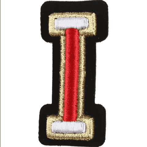 Varsity Alphabet Embroidery Patches A–Z – Iron-On Sew-On Letter Appliques for Jackets, Bags & Hats by Moreloveu