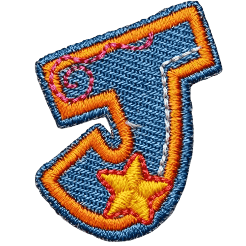 Denim Alphabet Embroidery Patches A–Z – Iron-On Sew-On Letter Appliques for DIY Jackets, Jeans & Bags by Moreloveu