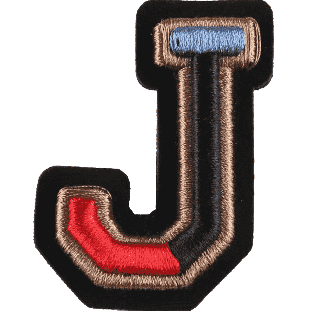 Varsity Alphabet Embroidery Patches A–Z – Iron-On Sew-On Letter Appliques for Jackets, Bags & Hats by Moreloveu