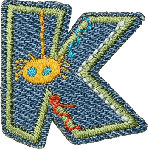 Denim Alphabet Embroidery Patches A–Z – Iron-On Sew-On Letter Appliques for DIY Jackets, Jeans & Bags by Moreloveu
