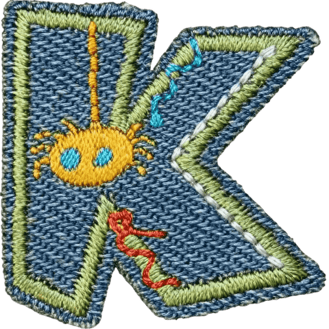 Denim Alphabet Embroidery Patches A–Z – Iron-On Sew-On Letter Appliques for DIY Jackets, Jeans & Bags by Moreloveu