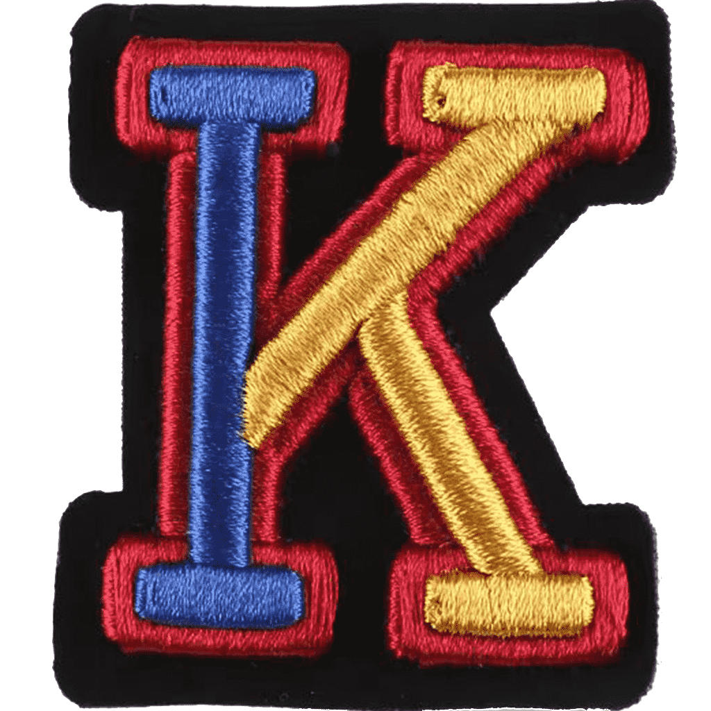 Varsity Alphabet Embroidery Patches A–Z – Iron-On Sew-On Letter Appliques for Jackets, Bags & Hats by Moreloveu