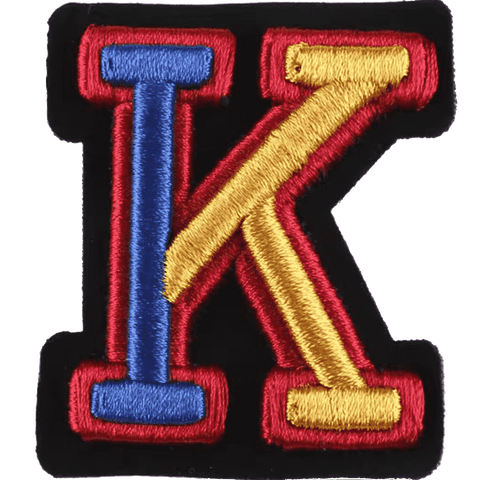Varsity Alphabet Embroidery Patches A–Z – Iron-On Sew-On Letter Appliques for Jackets, Bags & Hats by Moreloveu