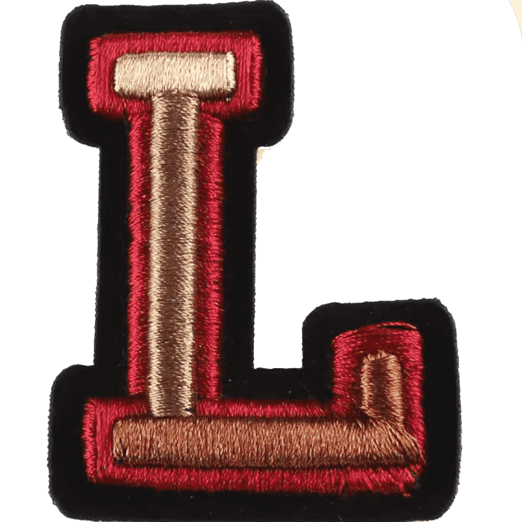Varsity Alphabet Embroidery Patches A–Z – Iron-On Sew-On Letter Appliques for Jackets, Bags & Hats by Moreloveu