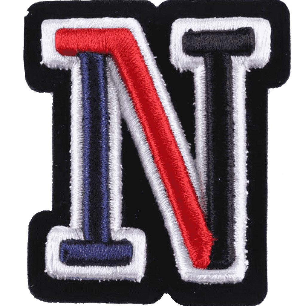 Varsity Alphabet Embroidery Patches A–Z – Iron-On Sew-On Letter Appliques for Jackets, Bags & Hats by Moreloveu