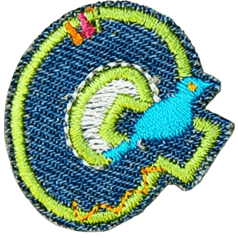 Denim Alphabet Embroidery Patches A–Z – Iron-On Sew-On Letter Appliques for DIY Jackets, Jeans & Bags by Moreloveu