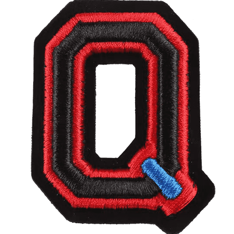 Varsity Alphabet Embroidery Patches A–Z – Iron-On Sew-On Letter Appliques for Jackets, Bags & Hats by Moreloveu