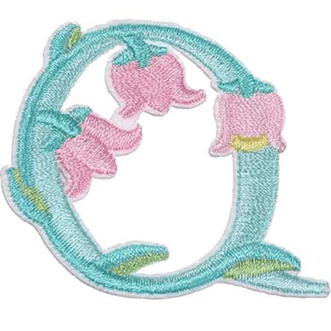 Floral Alphabet Embroidery Patches A–Z – Iron-On Sew-On Letter Appliques for Clothes, Bags & Crafts by Moreloveu