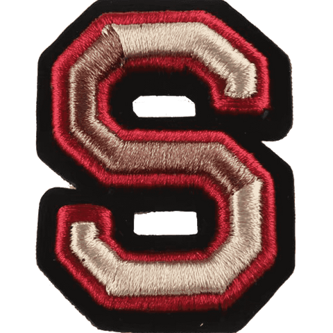 Varsity Alphabet Embroidery Patches A–Z – Iron-On Sew-On Letter Appliques for Jackets, Bags & Hats by Moreloveu