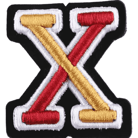 Varsity Alphabet Embroidery Patches A–Z – Iron-On Sew-On Letter Appliques for Jackets, Bags & Hats by Moreloveu